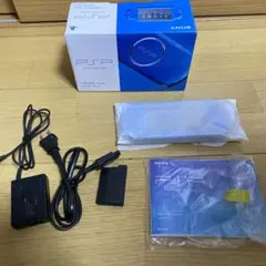 美品　フィルム付き　PSP PSP3000 バイブラント ブルー