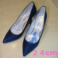 【結婚式にも♡】DIANA 24cm ディズニーコラボパンプス シンデレラ