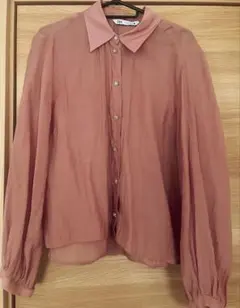 ZARA シアーシャツ