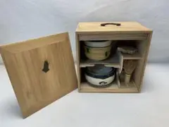 茶道具 桐 短冊箱 茶箱揃 茶箱 十点セット 茶道具一式 持ち運び 野点 短冊箱用茶道具セット ※短冊箱は付属しておりません。画像は