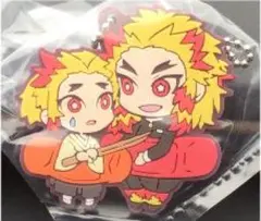 鬼滅の刃　キャラばんちょうこうラバーマスコット　漆ノ型　無限列車編　煉獄兄弟