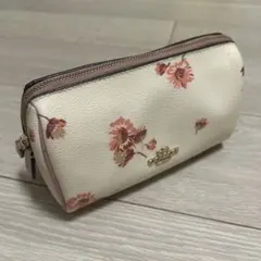 コーチ花柄ポーチ