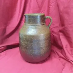 葛明祥造 獣耳付 陶器 花瓶 壺 藍色 釉薬 箱付き - メルカリ