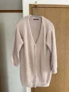 INGNI フェザーVネックカーディガン ロング丈【値下げしました！】