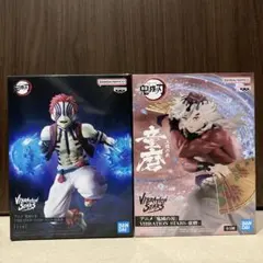 鬼滅の刃 猗窩座 童磨　フィギュア2点まとめ売り