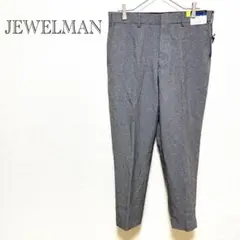 JEWELMAN スラックス スリムパンツ オフィス 洗濯可 センタープレス