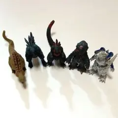 ゴジラ　ソフビ　5体セット