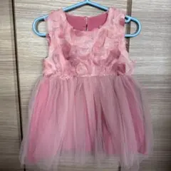 値下げ中‼️子供 ベビー ピンクドレス 9-12m