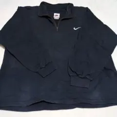 な*と様 NIKE　90年代ハーフジップトレーナー XLサイズ　刺繍タグ