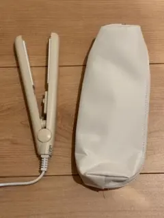 コンパクトストレートヘアアイロン アイボリー