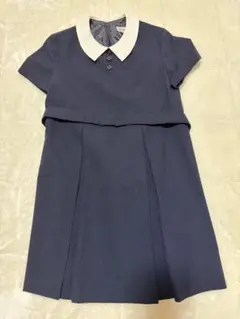 ネイビー 襟付きフォーマルワンピース petit mild miniプチマイルド