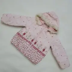 KP ニットプランナー ピンク ダウン 中綿 リバーシブル 120cm