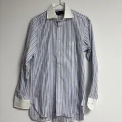 Aquascutum 長袖シャツ SM-82 ストライプ