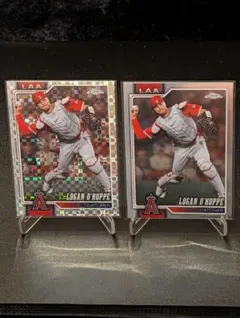 Topps Chrome Logan O'Hoppe 2枚セットXフラクター