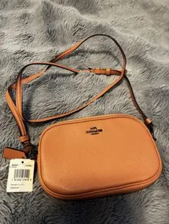 美品】COACH コーチ ショルダーバッグ クロスボディ ピンク クロコ調 