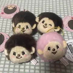 モンチッチ　フェイスマスコット　4種セット