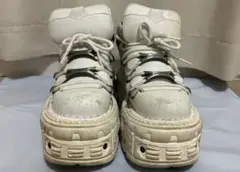 ニューロックWhite　サイズ42　平成　ラッパー　opium　swag ニューロックWhite サイズ42 平成 ラッパー opium swag - メルカリ