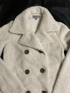 ユニクロ ボア フェイクファー フリース ジャケット コート レディースS