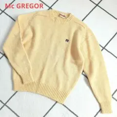 Mc GREGOR ウールクルーネックセーター
