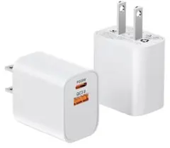 新品　2個セット　iphone充電器アダプター　20w 急速充電器 type-c