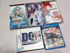 PSP、PSVITA、NDSソフト ゴッドイーター2など全5本(M239)
