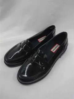 HUNTER WFF1006RGL ペニーローファー ブラック系