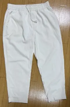 ホワイト イージーパンツ L ITEMS アーバンリサーチ