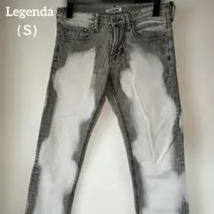 LEGENDA ブリーチ加工 スキニーデニムパンツ Ｓサイズのサムネイル