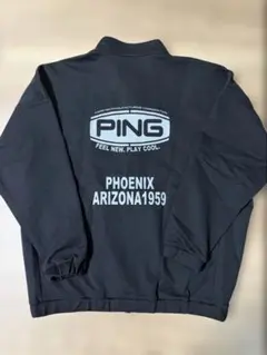 【新品】 PlNG アウター 薄手 M ライトアウター ブルゾン ピン