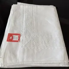 専用 フランスアンティーク リネン シーツ イニシャル刺繍 クロス