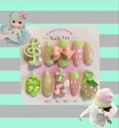 現品 ネイルチップ ウィッシュコア 平成女児 ドット