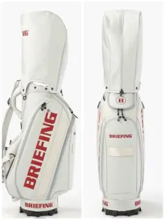 BRIEFING ゴルフバッグ ホワイト 中古美品 ぶりーふぃんぐーBRIEFING ホワイト キャディバッグ(中古) 2025年最新