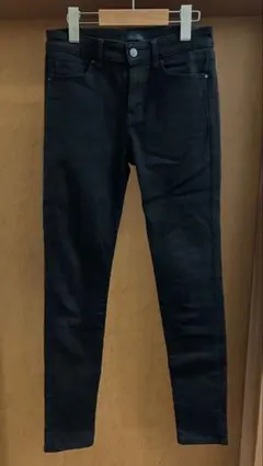 ユニクロ ウルトラストレッチジーンズ スキニーデニム ブラック 25 63cm