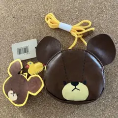 くまのがっこう ジャッキー　小物入れ　ポーチ　ミニポシェット