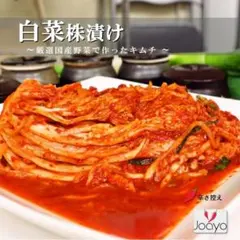 【翌日発送】株漬けキムチ 1kg 白菜キムチ 辛さ控え フルーツキムチ店