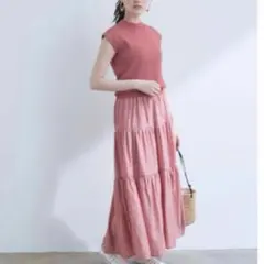 vis　ドッキングニットワンピース