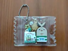 ガチャ詰めポーチ　けろけろけろっぴ　ウサビッチ　グリーン系