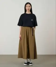 GRAMICCI ナイロンフレアスカート (Color COYOTE)のサムネイル