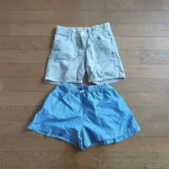 UNIQLO　ショートパンツ＆キュロット130　２点セット