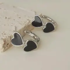 komorebi＊ダブルハートピアス 両耳用