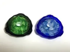 A*4様 ベイブレードパーツ 緑と青のセット