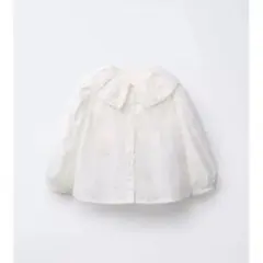zara キッズ　刺繍入りブラウス