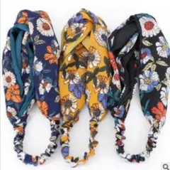 値下げ!新品未使用!シフォンヘアバンド