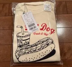 breezeホットドッグプリントパジャマ 120cm新品