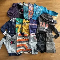 NIKE GAP champion ブランド品 キッズ服15点セット 120cm