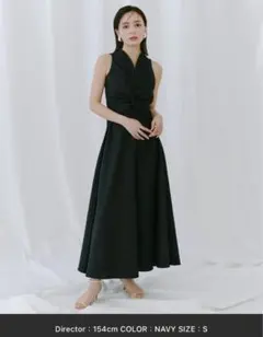 【新品タグ付き】anuans ツイストギャザーワンピース Sサイズ