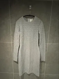 GIVENCHY 4Gロゴ ニットワンピース グレーのサムネイル