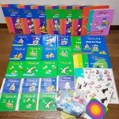ディズニー英語システム ストレートプレイ　ステップバイステップ　DVD 絵本 他