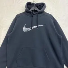 NIKE ナイキ パーカー フーディー プリントロゴ 長袖 古着 サイズL