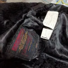 フード付き 黒 モッズコート M